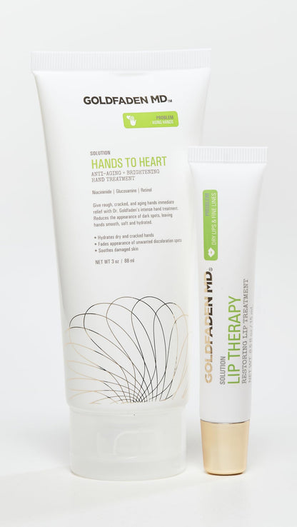 Goldfaden MD Ultimate Hydration Duo Hands to Heart Hand Cream & Lip Therapy Balm