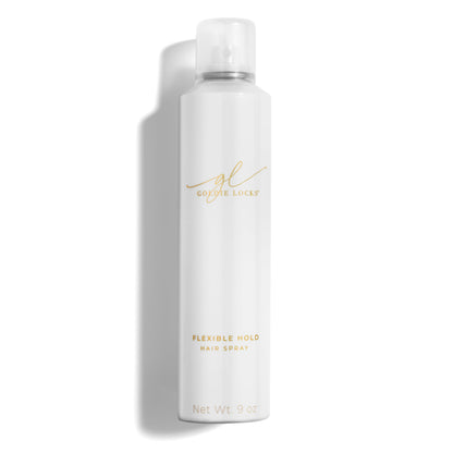 Goldie Locks Flexible Hold Hairspray – Lightweight, Brushable, Humidity-Resistant, Safe for Extensions