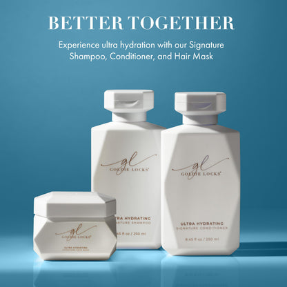 Goldie Locks Travel-Size Ultra Hydrating Conditioner – Frizz Control, Color-Safe, Sulfate-Free 3.4 oz