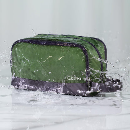 Gonex Travel Toiletry Bag Olive Green – Ultra-Light, Water-Resistant Organizer