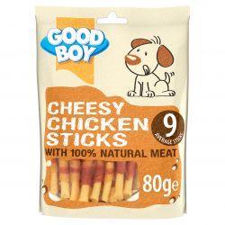 Good Boy Cheesy Chicken Sticks, 80g