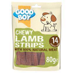Good Boy Chewy Lamb Strips, 80g