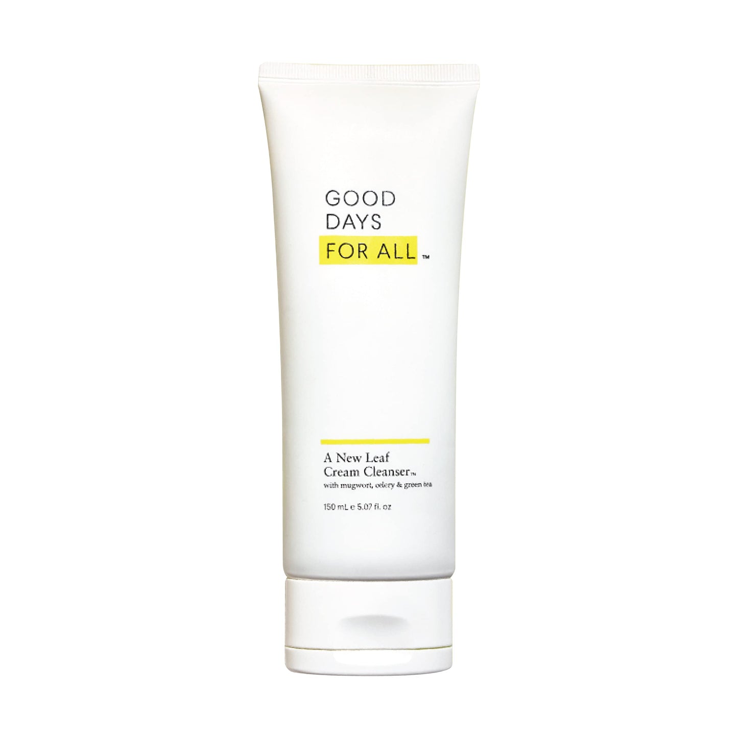 Good Days For All New Leaf Cream Cleanser – Hydrating Green Tea & Celery, 5.07 fl oz