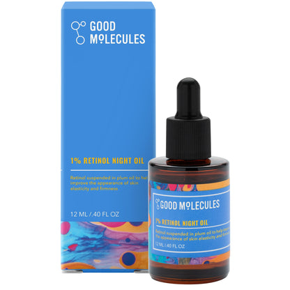 Good Molecules 1% Retinol Night Oil – Night Serum with Plum & Rosehip Oils (12 ml)