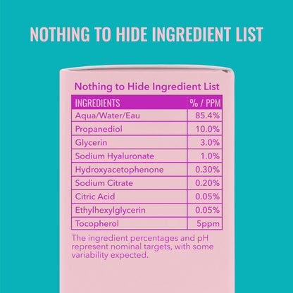 Good Molecules Hyaluronic Acid Serum Pack 3 – 30 ml Each | 1% HA, Lightweight Hydration