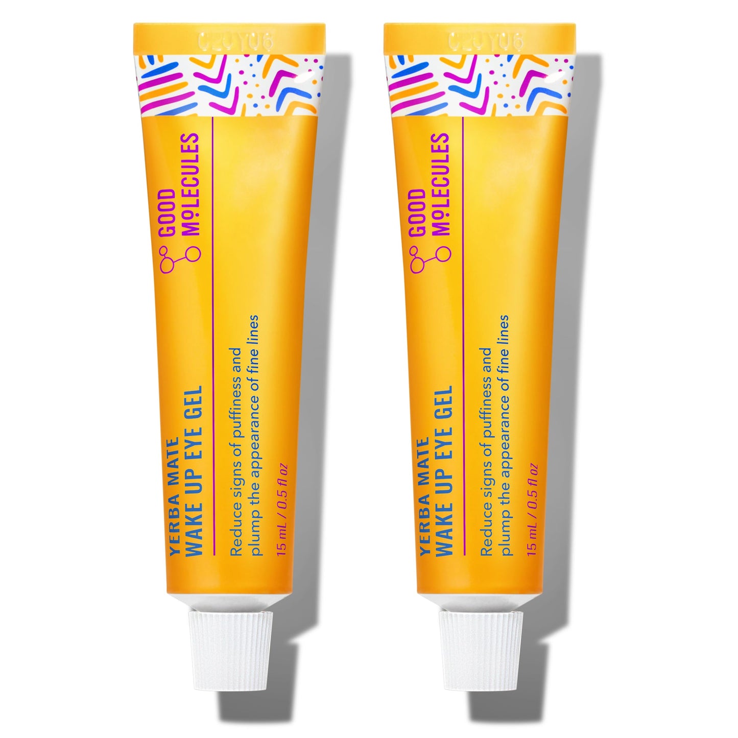 Good Molecules Yerba Mate Wake Up Eye Gel Pack (2 x 15 ml) – Hydrating Under-Eye Gel