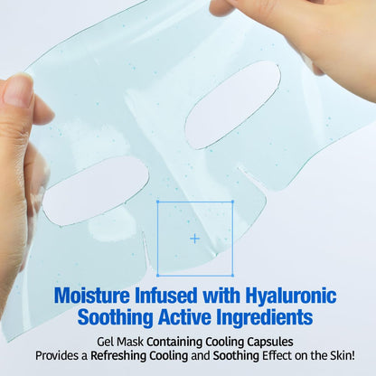 GOODAL Heartleaf Hyaluron Gel Mask – Cooling Overnight Hydration with Vegan Collagen & Hyaluronic Acid