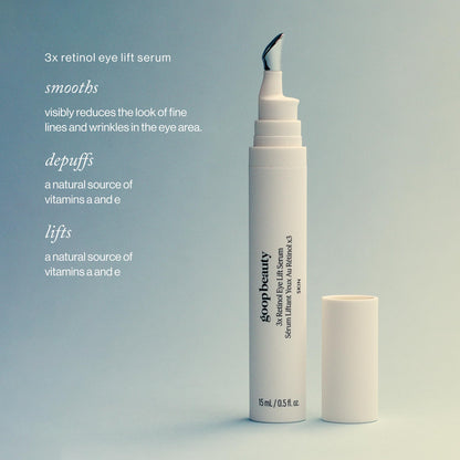 Goop Beauty 3x Retinol Eye Lift Serum – Fine Lines & Wrinkles Treatment | 0.5 oz