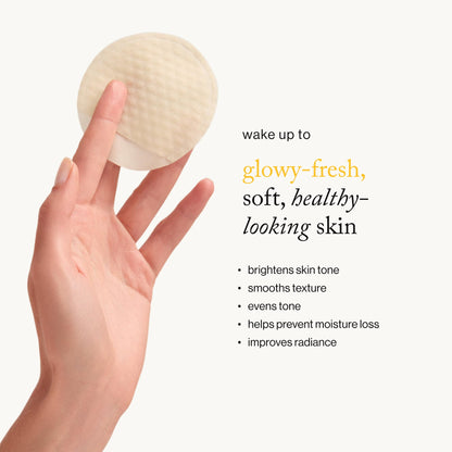 goop Beauty 15% Glycolic Acid Exfoliating Pads – Overnight Peel for Radiant, Smoother Skin | 12 Pack | Paraben & Silicone Free