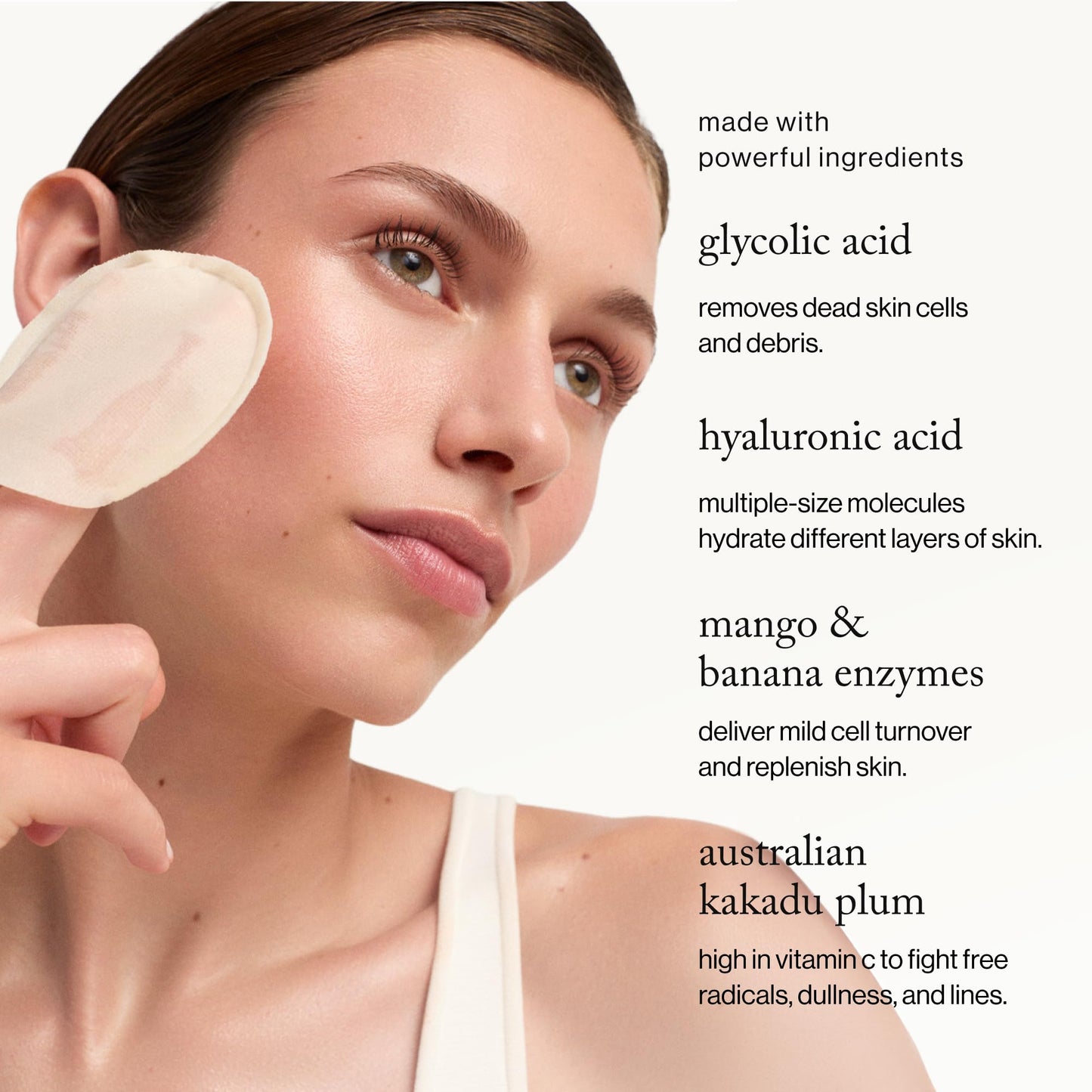 goop Beauty 15% Glycolic Acid Exfoliating Pads – Overnight Peel for Radiant, Smoother Skin | 12 Pack | Paraben & Silicone Free