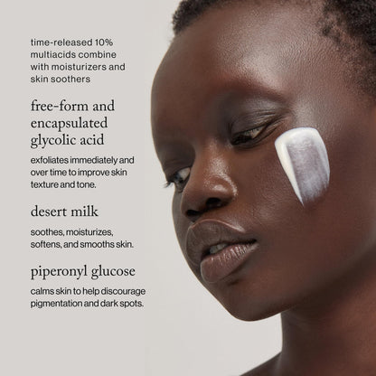 Goop Beauty Sleep Milk Serum — Nightly 10% Glycolic/Lactic Exfoliant with Hyaluronic Serum | 1 fl oz