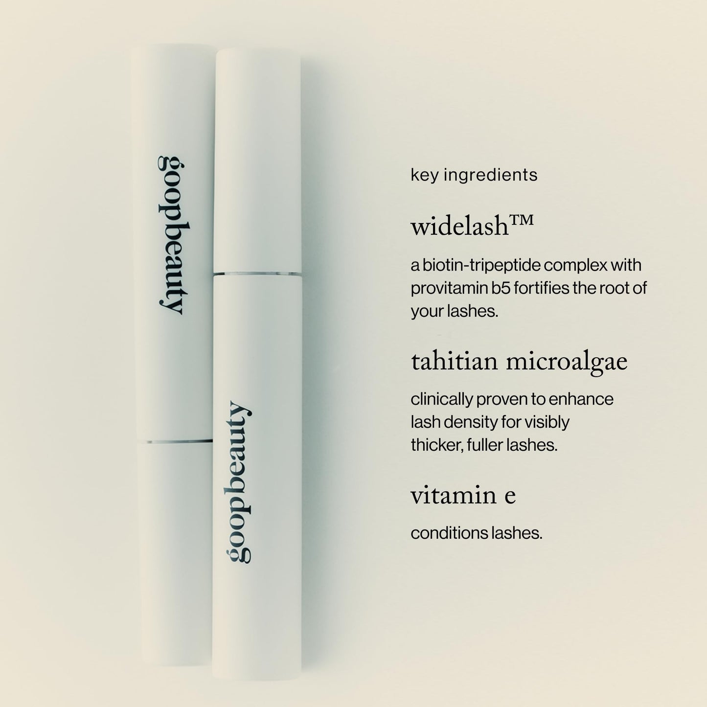 goop Beauty Featherlash Lifting Mascara — Clean, Volumizing & Lengthening Lash Serum, 0.15 fl oz
