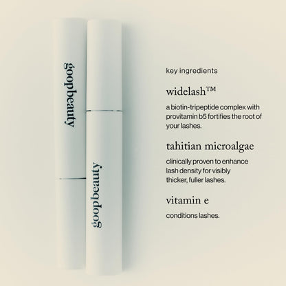 goop Beauty Featherlash Lifting Mascara — Clean, Volumizing & Lengthening Lash Serum, 0.15 fl oz