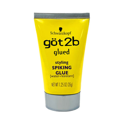 Got2B Glued Styling Spiking Glue - Water-Resistant, 6-Pack, Unisex, 1.25 oz Each