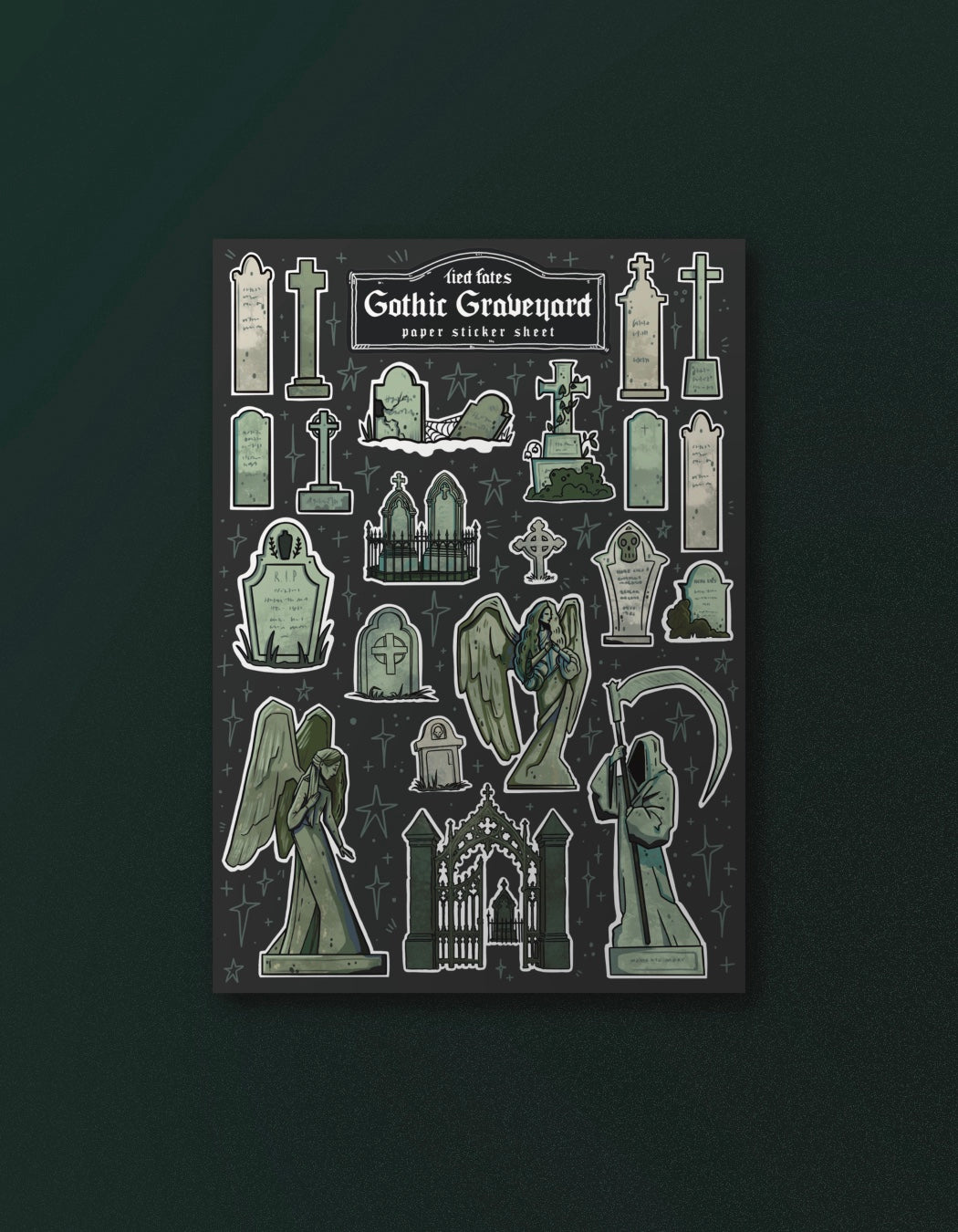 Gothic Graveyard - Sticker Sheet