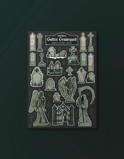 Gothic Graveyard - Sticker Sheet