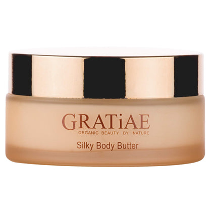 Gratiae Organic Silky Body Butter – Hydrating Shea Cream for Neck & Decollete