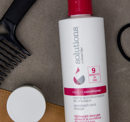 GREAT CLIPS Solutions Nourishing Leave-In Conditioner | 8oz Spray | Detangles & Hydrates Hair
