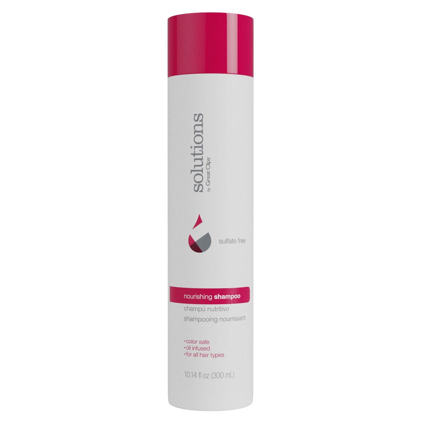 GREAT CLIPS Nourishing Shampoo with Argan Oil – Sulfate Free, 10oz, Color-Safe