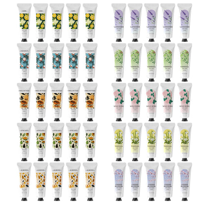 Green Canyon Spa Hand Cream 50-Pack – Mini Travel Lotions, 10 Scents