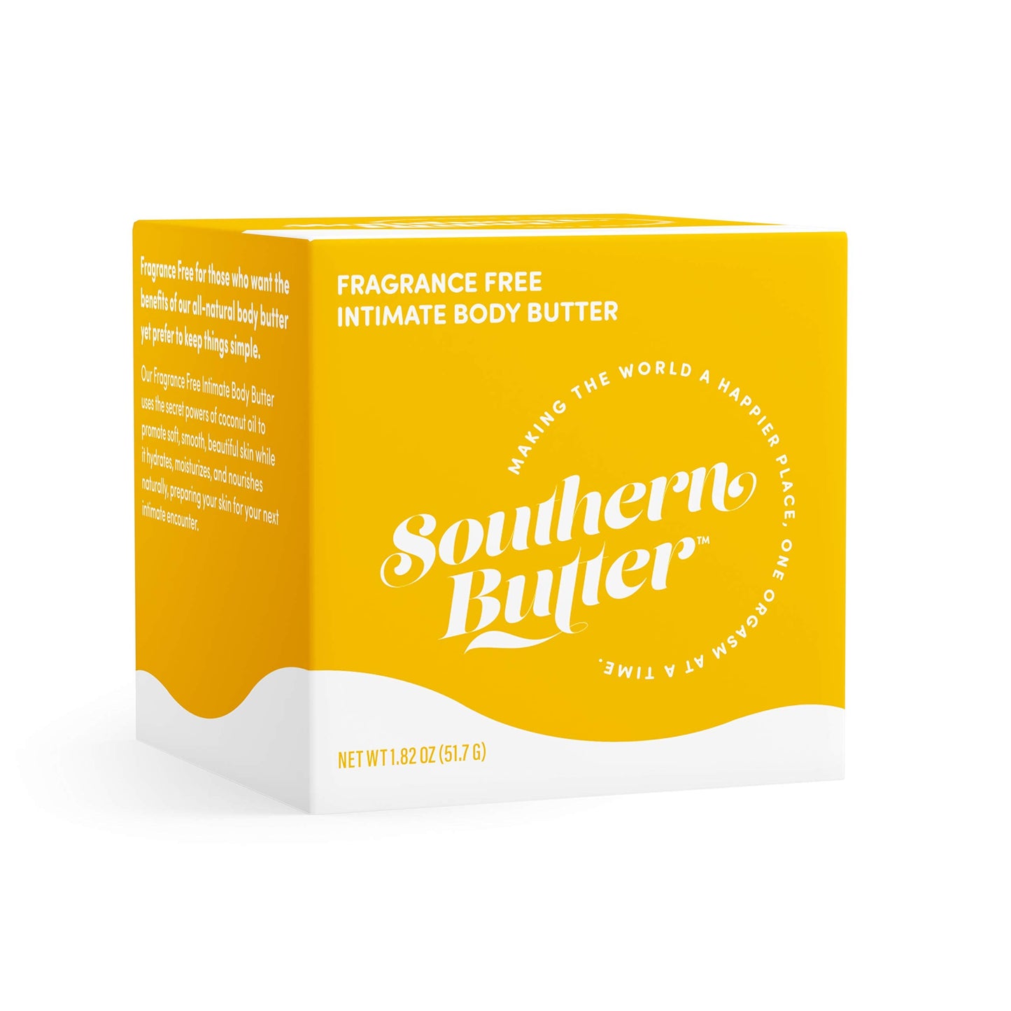 Green Goo Southern Butter Natural Intimate Body Butter – Fragrance Free, 1.82 oz Jar