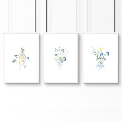 Greenery Prints | Set of 3 wall art prints