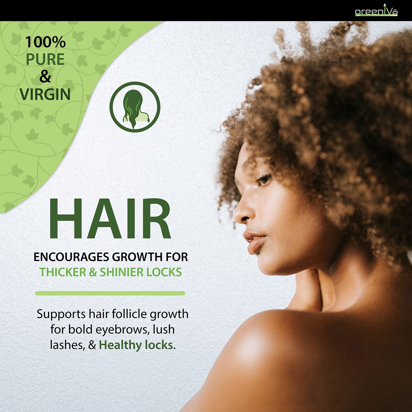 GreenIVe 100% Pure Glass Castor Oil – Cold-Pressed, Hexane-Free (16 oz) – Exclusive on Amazon
