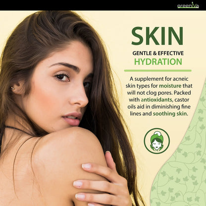 GreenIVe 100% Pure Castor Oil – Cold-Pressed, Hexane-Free (8 Fl Oz)