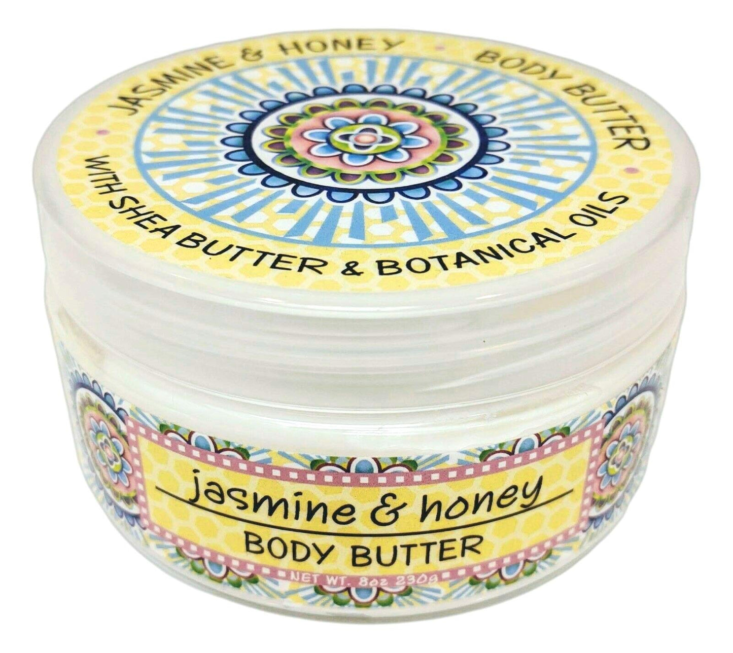 Greenwich Bay Trading Co. Botanic Body Butter – Jasmine & Honey, 8 oz | Luxurious Hydration with Shea & Cocoa Butter