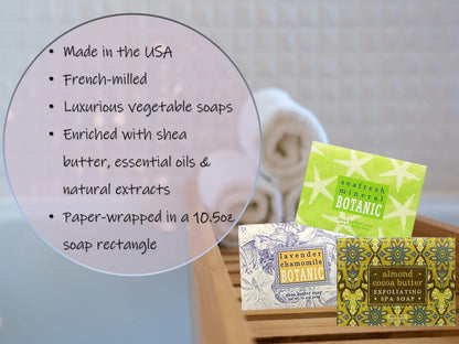 Greenwich Bay Trading Company Set of Two 10.5 oz Shea Butter Soap Bars – Ocean Riche