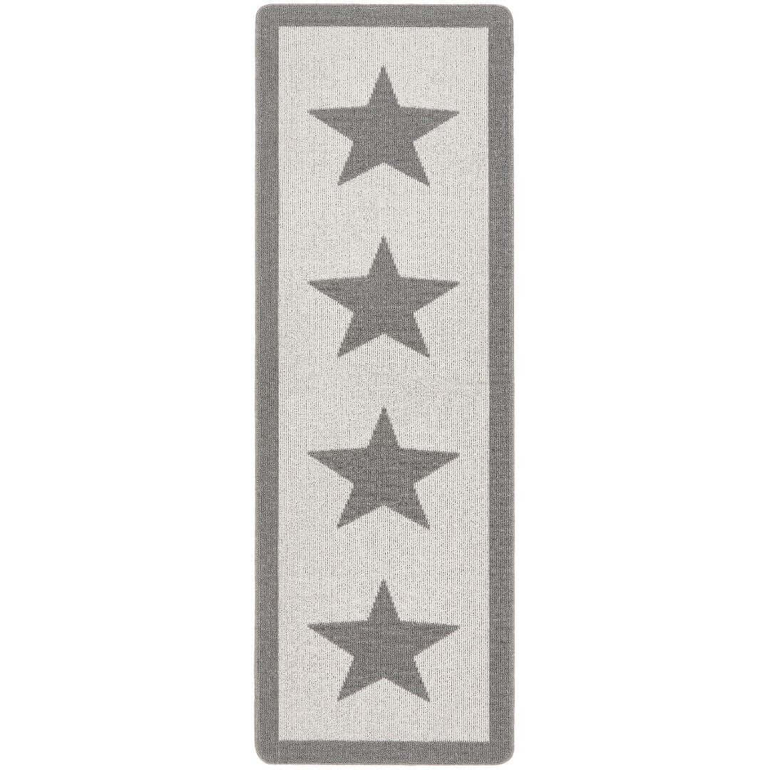 Washable Mat and Runner Star Design