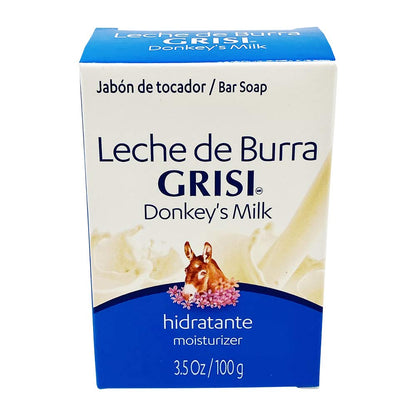 Grisi Donkey's Milk Soap 12-Pack | Hydrating Bars with Milk Proteins (3.5 oz each)