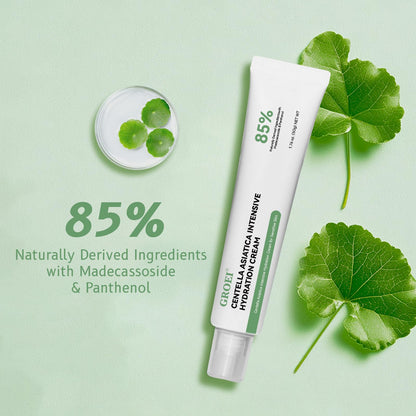 GROEI Centella Asiatica Intensive Hydration Cream - 85% Natural Ingredients | 50g