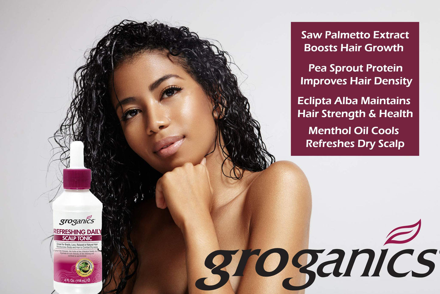 Groganics Refreshing Daily Scalp Tonic – 4 fl oz