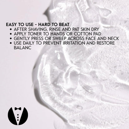 GROOM After Shave Toner for Men | Soothing, Pore-Tightening Formula with Aloe, Sandalwood, Chamomile & Vitamins A+E | 2 oz