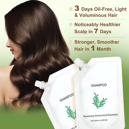 Grospe Rosemary Amino Acid Shampoo – Hair Regrowth, Frizz Reduction & Scalp Nourishment | 250ml