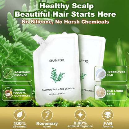Grospe Rosemary Amino Acid Shampoo – Hair Regrowth, Frizz Reduction & Scalp Nourishment | 250ml