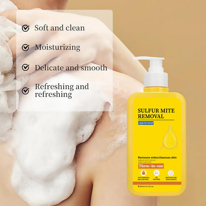 Grospe Sulfur Body Wash – 3-in-1 Deep Cleansing & Hydration (300ml)