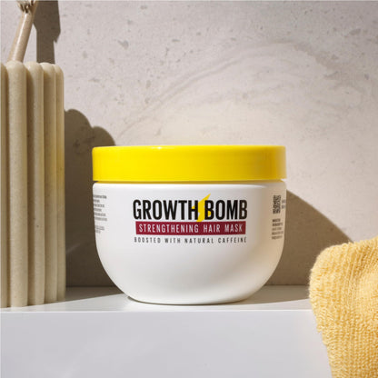 GROWTH BOMB Strengthening Hair Mask – Deep Conditioning for Damaged Hair (235 ml)