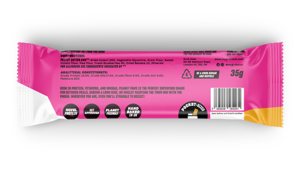 Grub Club Peanut Paws 35g