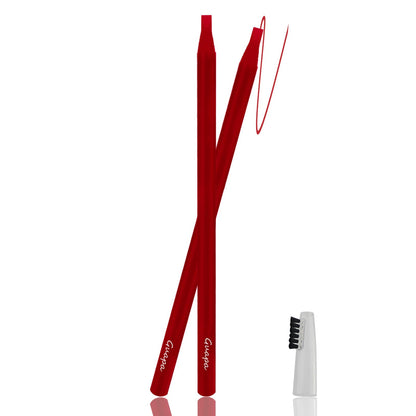 Guapa Microblading Eyebrow Pencil – 5pc Waterproof Peel-off Brow Pencil Set (Red Mapping)