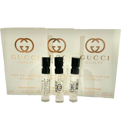 Gucci Guilty Intense Samples for Women – 1.5ml EDP x3 | Pour Femme