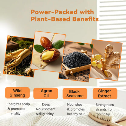 GURKOOYD Red Hair Dye Shampoo 3-in-1 Burgundy – Instant Semi-Permanent Color (16.9 oz)