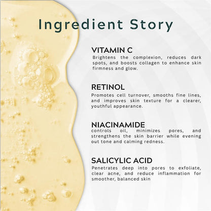 Gutaderme Vitamin C Serum 23% with Retinol & Salicylic Acid — 1 fl oz