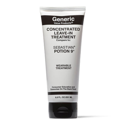 Generic Value Products Concentrated Leave-In Conditioner Treatment – Nourishes, Revitalizes, and Supports Damaged Hair (6.8 oz)