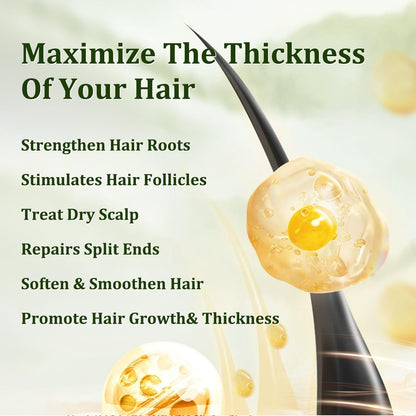 Gypsophila Batana Oil for Hair Growth – 100% Pure, Scalp Nourishment, Breakage Reduction (1 Fl Oz)