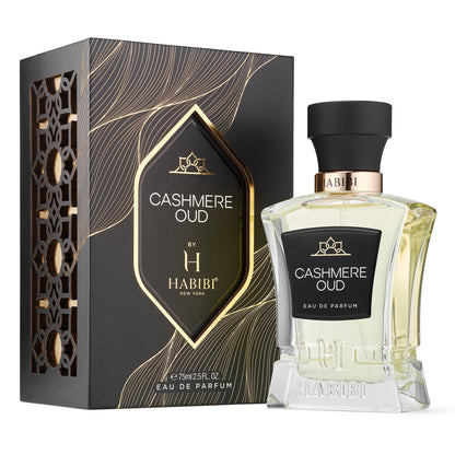 H HABIBI Cashmere Oud Perfume for Men – 75ml / 2.5 oz, Long-Lasting Arabian Cologne
