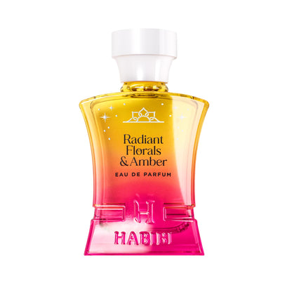 H HABIBI Radiant Florals & Amber Musk – Arabian Perfume for Women, 2.5 oz