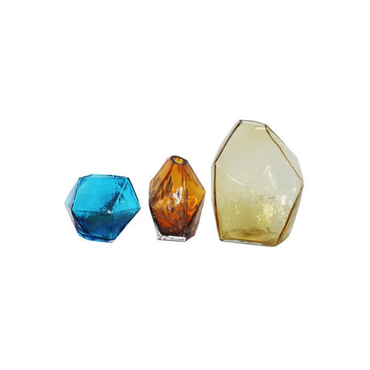 H2 Home Decoration, A Set Of Three Glass Vax