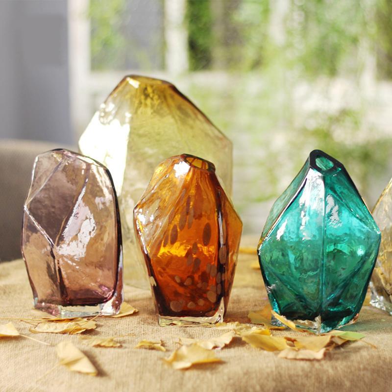 H2 Home Decoration, A Set Of Three Glass Vax